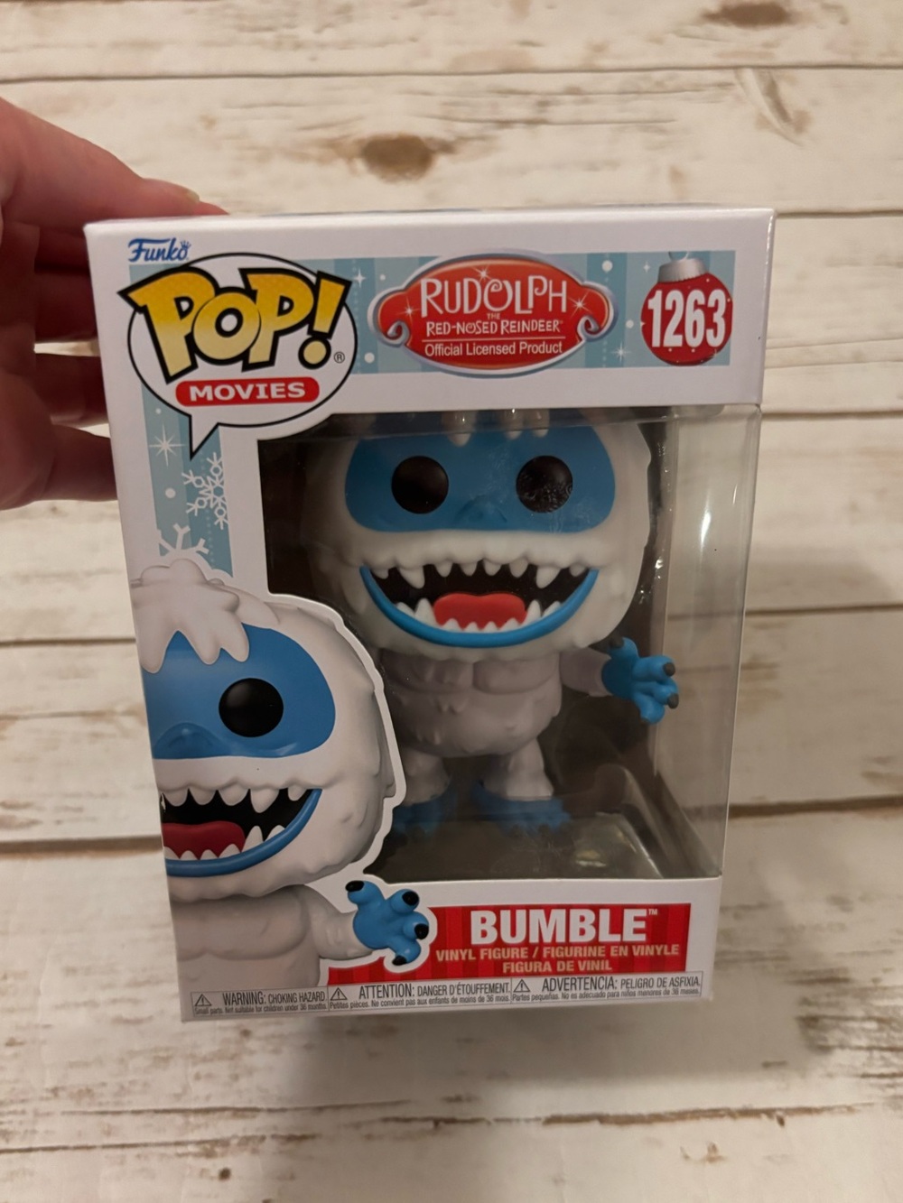 Funko Pop! Rudolph the Red-Nosed Reindeer Bumble #1263 With Protector